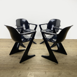 SET (4) KANGAROO STOELEN DESIGN ERNST MOECKL