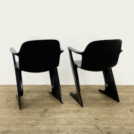 SET (4) KANGAROO STOELEN DESIGN ERNST MOECKL