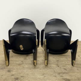 SET (4) KANGAROO STOELEN DESIGN ERNST MOECKL
