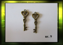 Bronze sleutel nr. 9