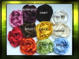 Zijde vezels / 11 kleuren