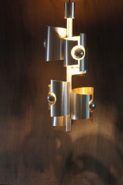 Max Sauze, 70`s Super space age hanglamp 70 cm / Super space age hanging lamp 70 cm [ VERKOCHT ]
