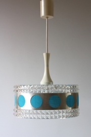 Sixties hanglamp blauw / Sixties hanging lamp blue [verkocht]