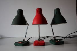 Drie vintage vouwlampjes /  Three vintage folding lamps [verkocht]