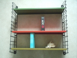 Tomado metalen wandrekje `50  3 / Tomado colorfull metal wall shelf `50  3  [verkocht]