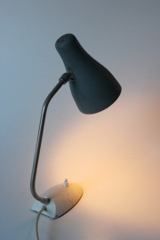 Zeegroene bureaulamp / Aquamarine desk lamp [verkocht]