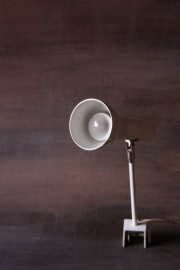 Hala wit klemlampje `50 / Hala white clamp lamp `50 [verkocht ]