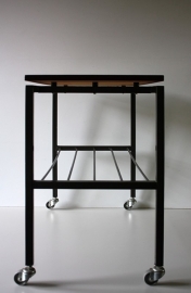 Bijzettafeltje + rekje / Side table + shelf [verkocht]
