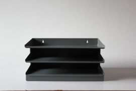 Brievenbakje drie bladen / Letters tray three blades [verkocht]