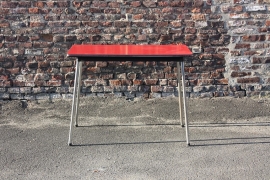 Rode vintage keukentafel / Red vintage kitchen table [sold]
