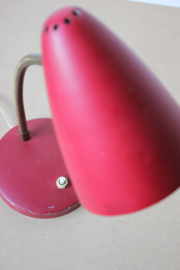 Rode kleine Bureaulamp /  Red Small Desklamp