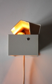 Muurlampje metaal `60 / Metal wall lamp `60 [sold]