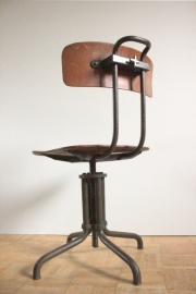 Gispen stoel model 353 industriële werkstoel / Gispen industrial chair model 353