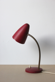 Rode kleine Bureaulamp /  Red Small Desklamp