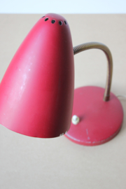 Rode kleine Bureaulamp /  Red Small Desklamp