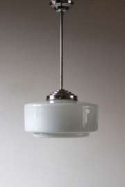 Rechte artdeco hanglamp / Straight line artdeco pendant [verkocht]