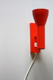 Seventies rode wandlamp / Seventies red wall lamp [sold]