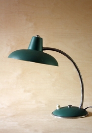 Vintage groene bureaulampje `50 / Vintage green desk lamp `50 [verkocht]