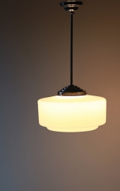 Rechte artdeco hanglamp / Straight line artdeco pendant [verkocht]
