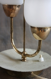 Brocante duo tafellamp `50 / Brocante duo table lamp `50 [sold]