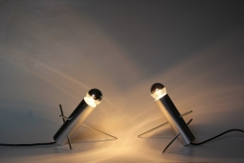 2 Raak `Krekel` tafellampen /  2 "Raak Krekel" table lamps [verkocht]