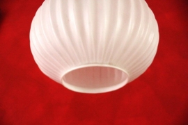 Hanglamp ribbelglas `60 / Pendant ringled glas retro `60 [verkocht]