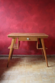 Houten deens design bureautje / Wooden Danish design desk [verkocht]