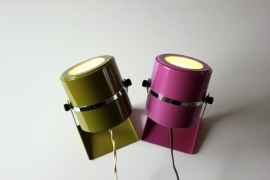 Space-age bureau lampjes /  Space -age desk lamps [sold]