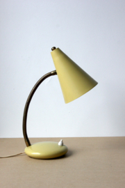 Zandgeel bureaulampje / Sand yellow desk lamp [sold]