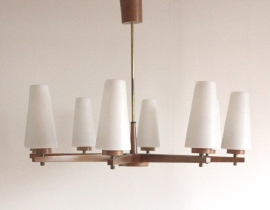 Scandinavische hanglamp in hout / Scandinavian pendant light in wood