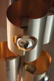 Max Sauze, 70`s Super space age hanglamp 70 cm / Super space age hanging lamp 70 cm [ VERKOCHT ]