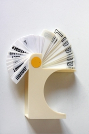Sixties verstelbaar kalendertje / Sixties adjustable calender [verkocht]