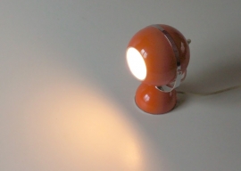 Bollampje oranje / Globe lamp oranje [sold]