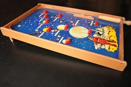 Knikkerspel Ruimteraket `60 / Marble game Spacerocket sixties [verkocht]