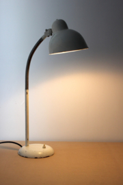 Grijze vintage bureaulamp /  Gray Vintage Desklamp