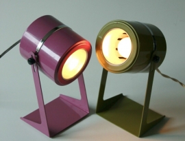 Space-age bureau lampjes /  Space -age desk lamps [sold]