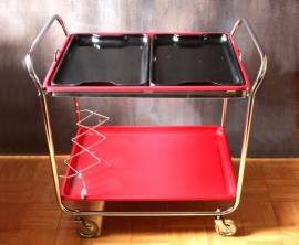 Vintage theewagentje Torck / Vintage serving cart Torck  [verkocht ]