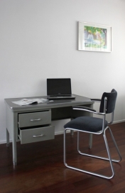 Vintage grijs bureautje / Vintage gray desk [sold]