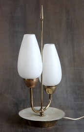 Brocante duo tafellamp `50 / Brocante duo table lamp `50 [sold]