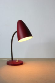 Rode kleine Bureaulamp /  Red Small Desklamp