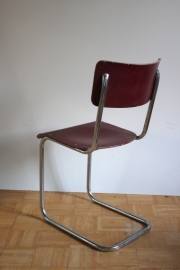 Rode buisstoel / Red tube chair [sold]