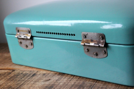 Turquoise Broodtrommel / Turquoise Bread Bin [sold]