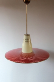 Glazen vintage hanglamp / Glass vintage hanging lamp [sold]