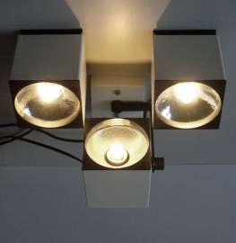 Philips blok muurlampjes / Philips square wall lamps [verkocht / sold]