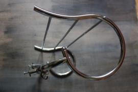 Buisframe kapstok chroom / Tube frame chrome coat rack [verkocht]