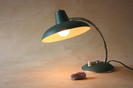 Vintage groene bureaulampje `50 / Vintage green desk lamp `50 [verkocht]