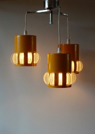 Driedelige sixties hanglamp / Three-piece sixties pendant [sold]