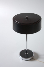 Metalen zwarte bureaulamp / Metal black desk lamp [sold]