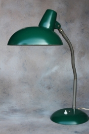 Groene vintage bureaulamp / Green vintage desklamp [sold]