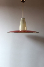 Glazen vintage hanglamp / Glass vintage hanging lamp [sold]